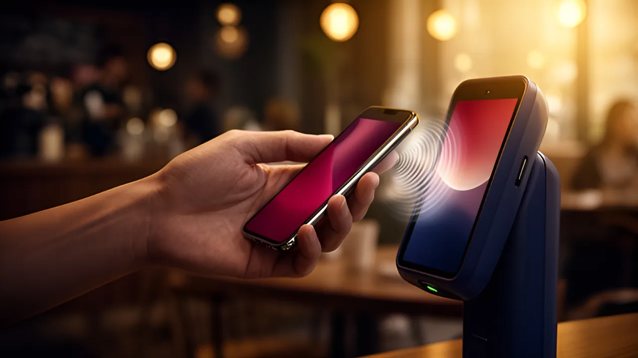 Telemóvel com a app do MB Way aberta num pedido de pagamento