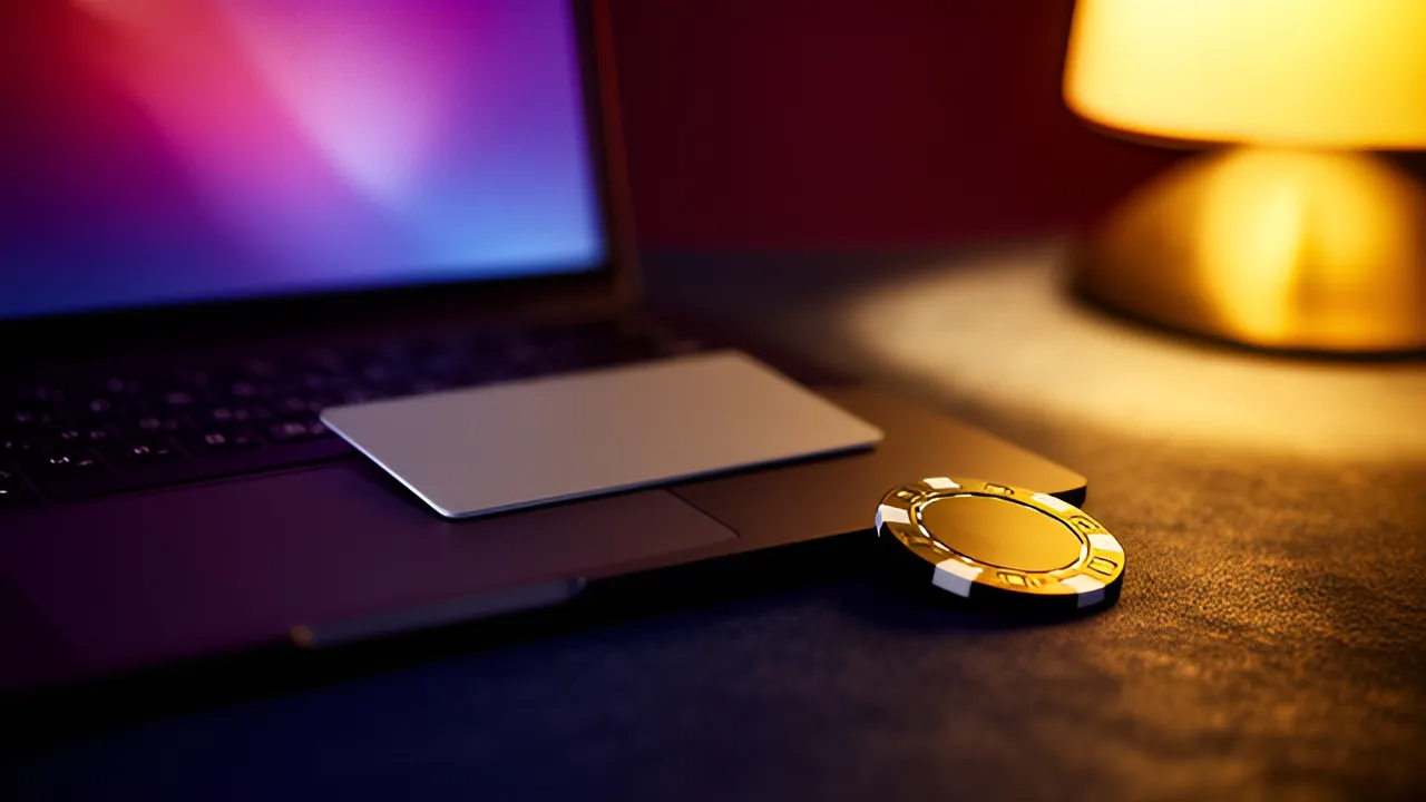 Cartão bancário pousado no teclado de um portátil, a ilustrar a confirmação 3-D Secure pelo banco emissor